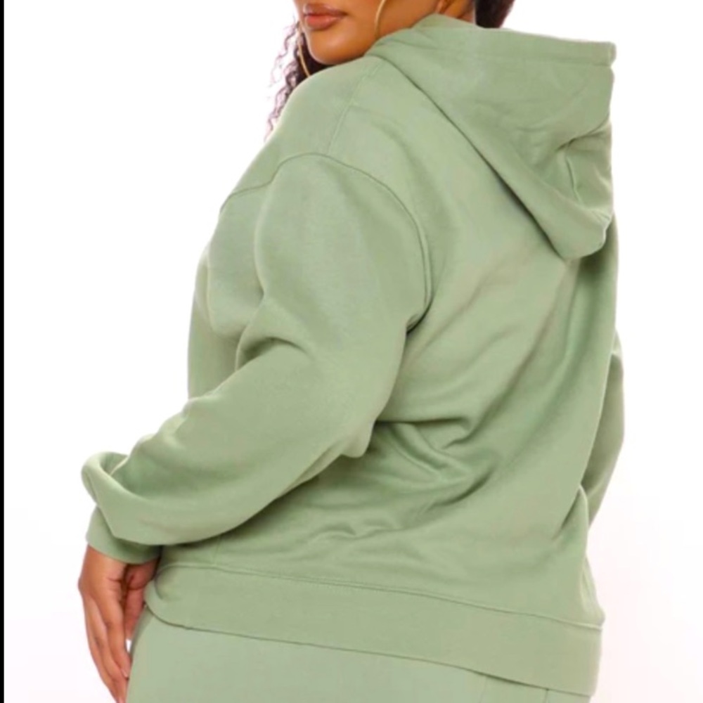 Sage green sweat suit